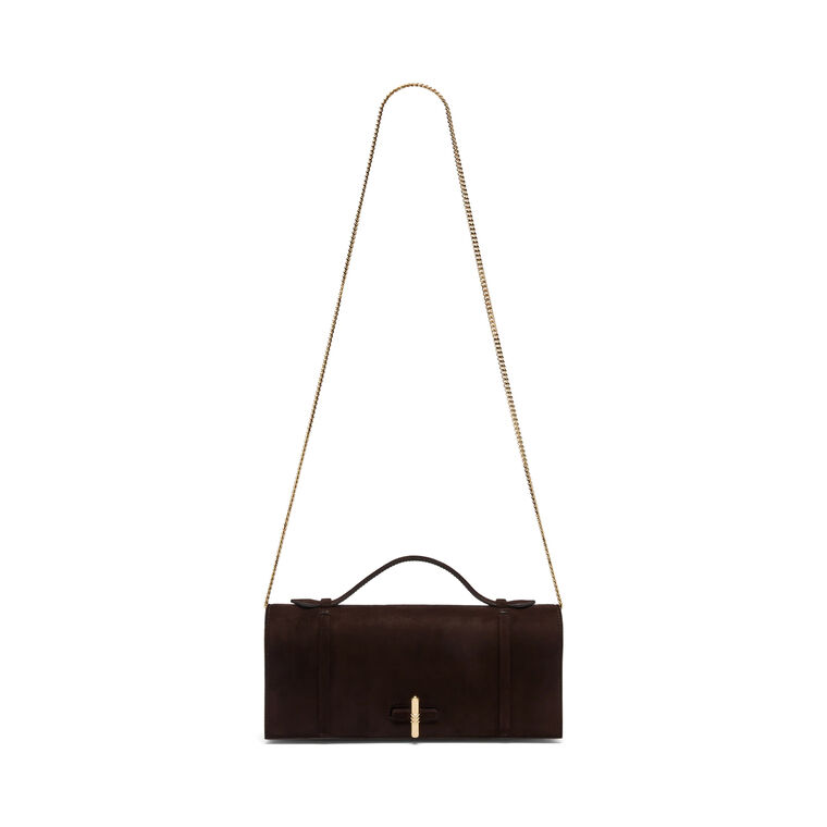 May Suede Clutch image number null