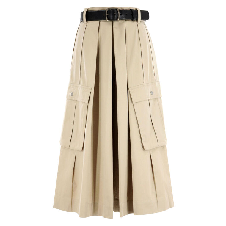 Tristan Pleated Cargo Culottes image number null