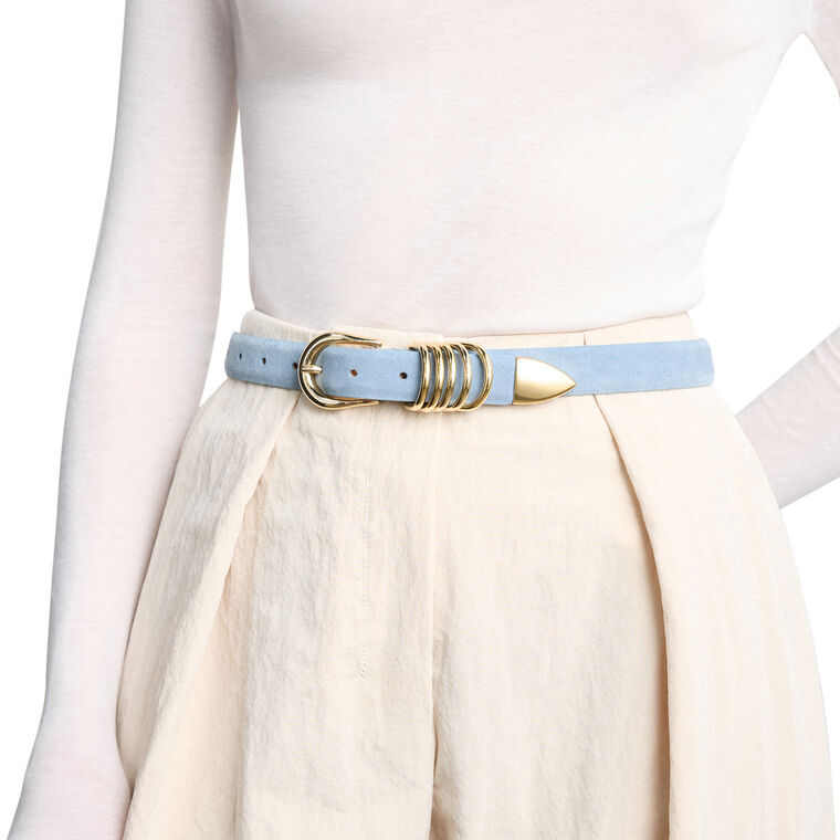 Hollyhock Suede Belt image number null
