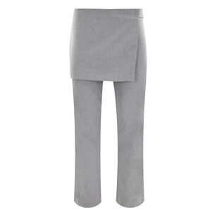 Hannah Panel Detail Straight-Leg Pants