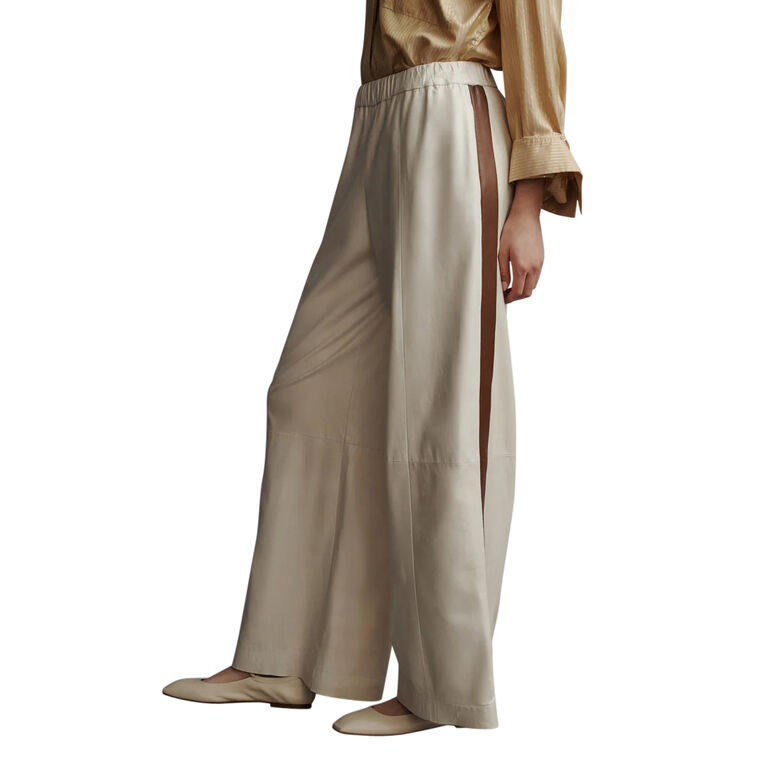 Leather Eva Pant With Tux Stripe image number null