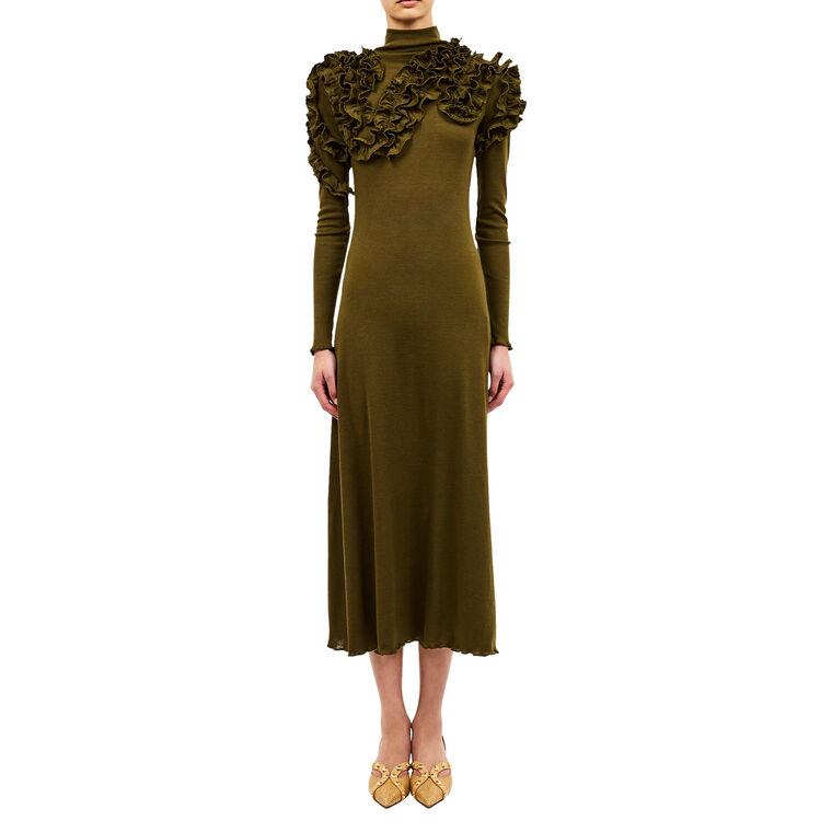 Solene Long Sleeve Jersey Dress image number null