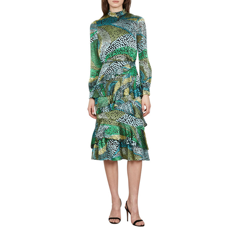 Isa Ruffle Dress image number null