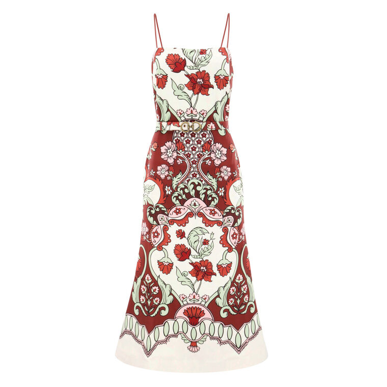 Tropez Sleeveless Reversible Midi Dress image number null