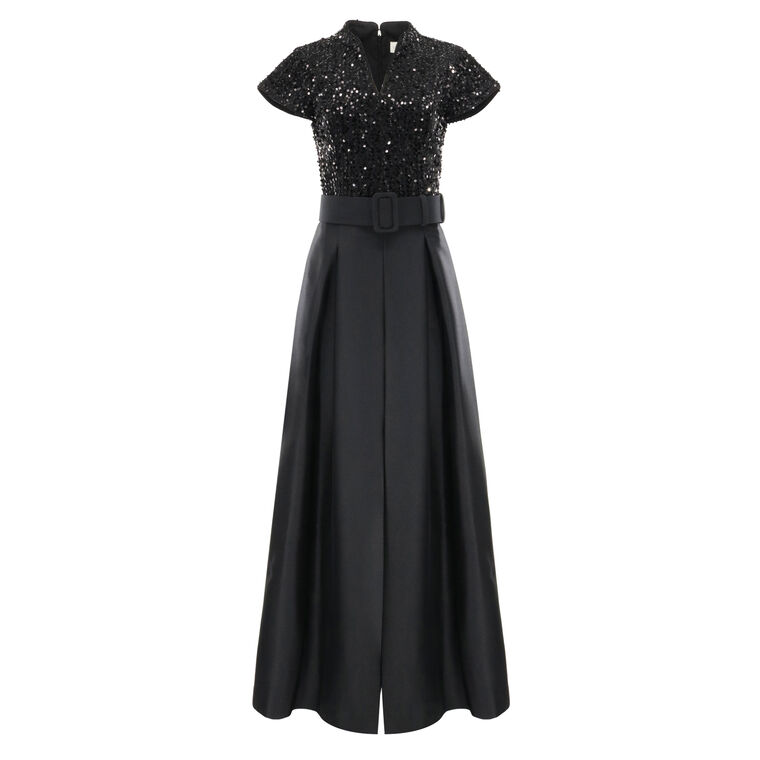 Sequin Bodice Arden Gown image number null