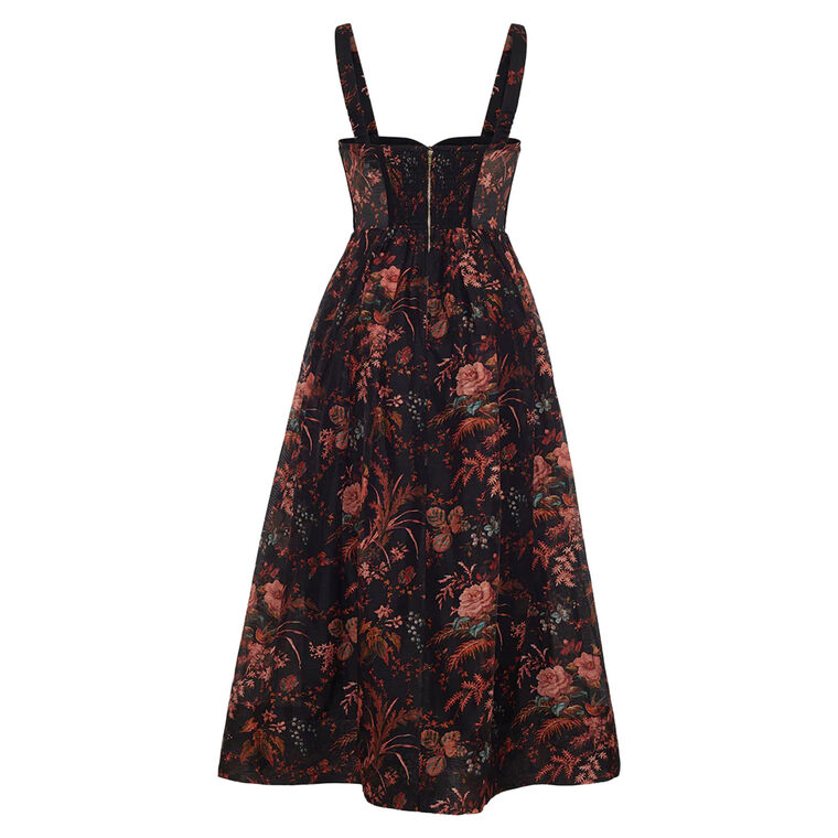 Phoebe Sleeveless Bustier Midi Dress image number null
