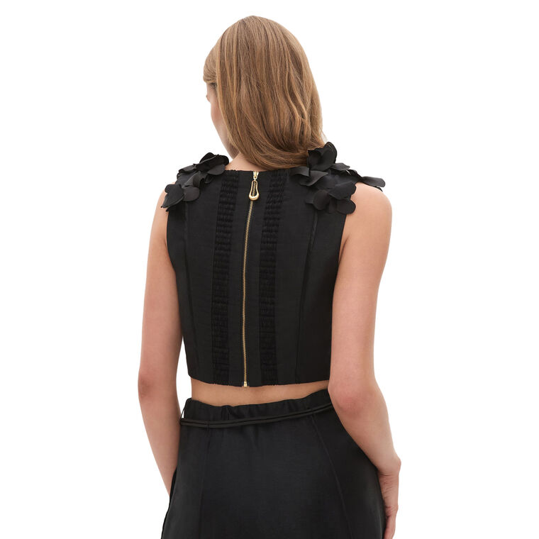 Camille Sleeveless Flower Top image number null