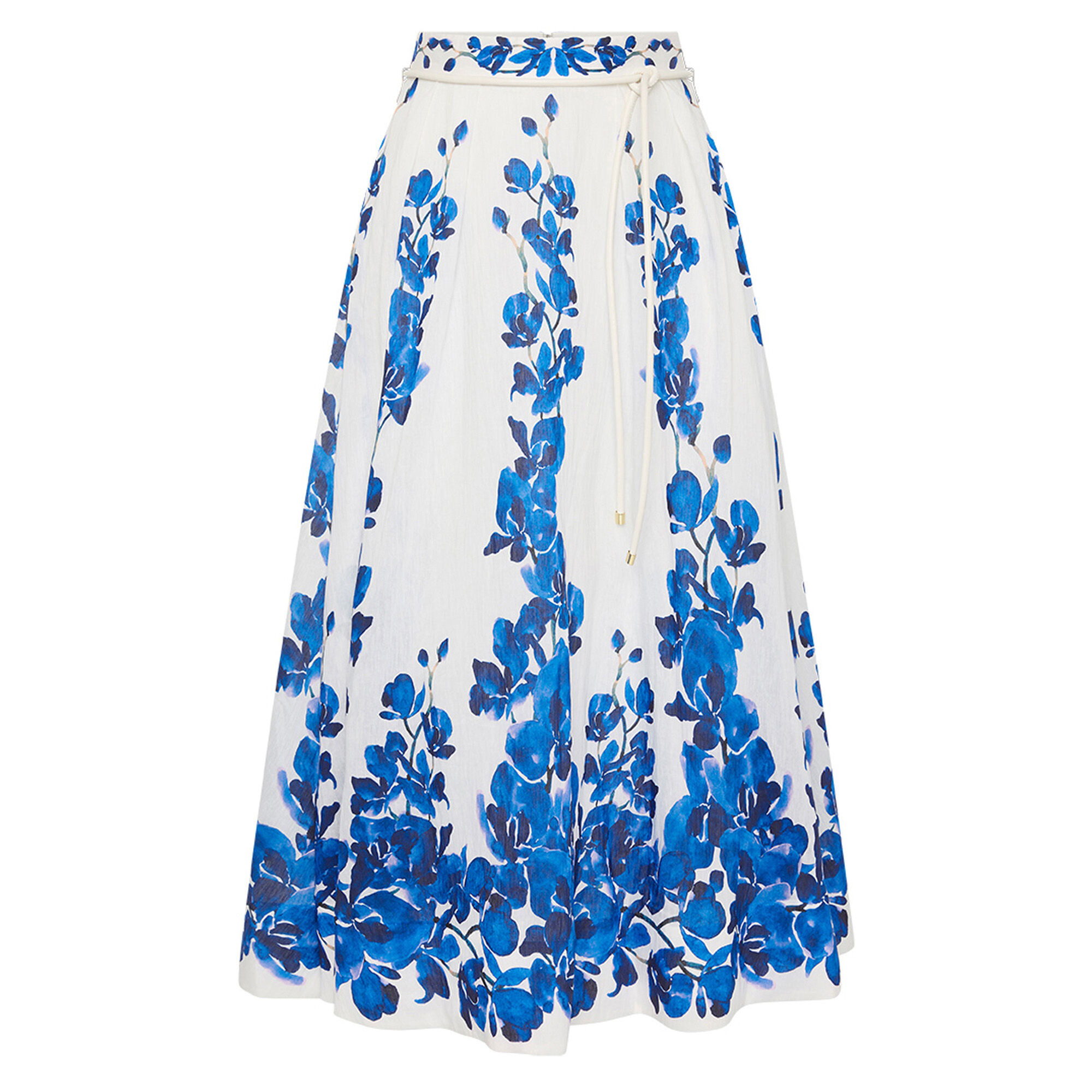シートーキョー　Rebecca OffWhite34 Rebecca Vallance Orchid Blue Midi Skirt | Tootsies