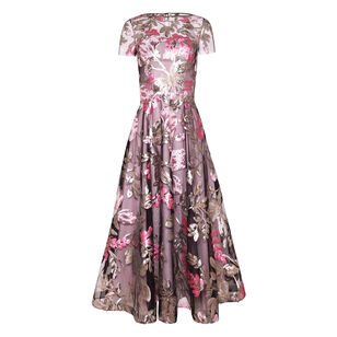 Sequin Floral Dress