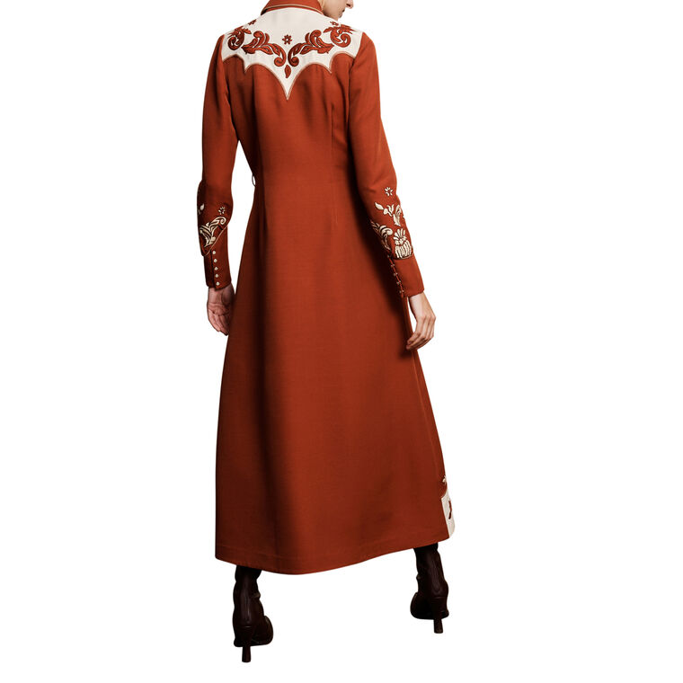 Duke Embroidered Shirtdress image number null