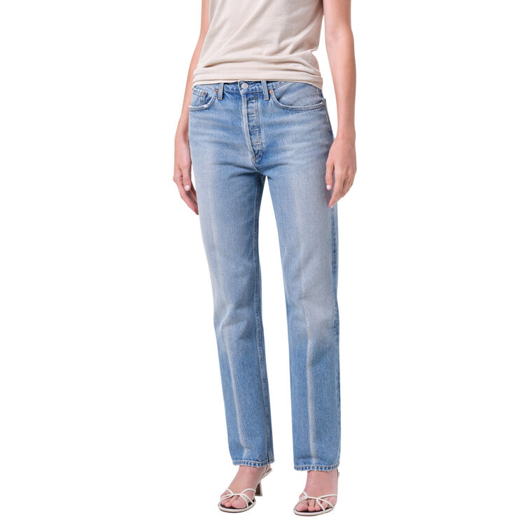 Lana Relaxed Fit Straight-Leg Jean image number null