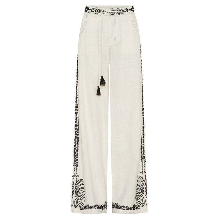 Odin Dori Embroidery Pants image number null