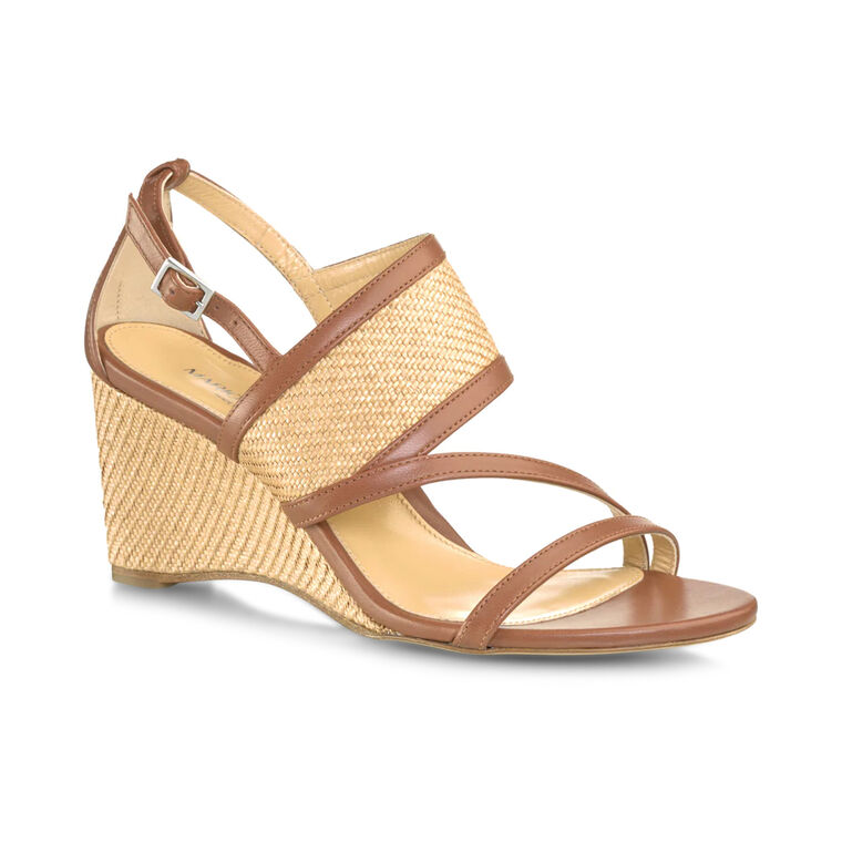 Penny 70mm Raffia Wedge image number null