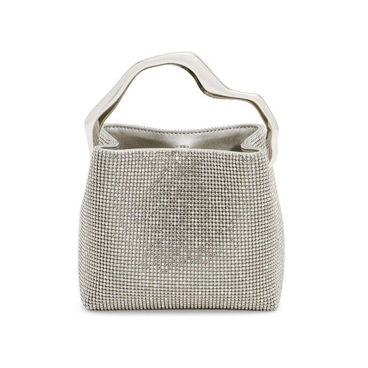 Solene Rhinestone Mini Top Handle Bag image number null