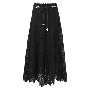 Rhiannon Embroidered Midi Skirt