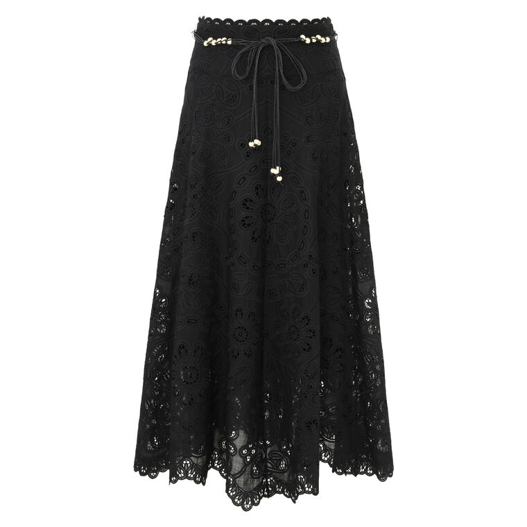 Rhiannon Embroidered Midi Skirt image number null