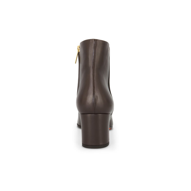 Halfrida 50mm Side Zip Leather Bootie image number null