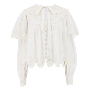 Sofia Embroidey Long Sleeve Top