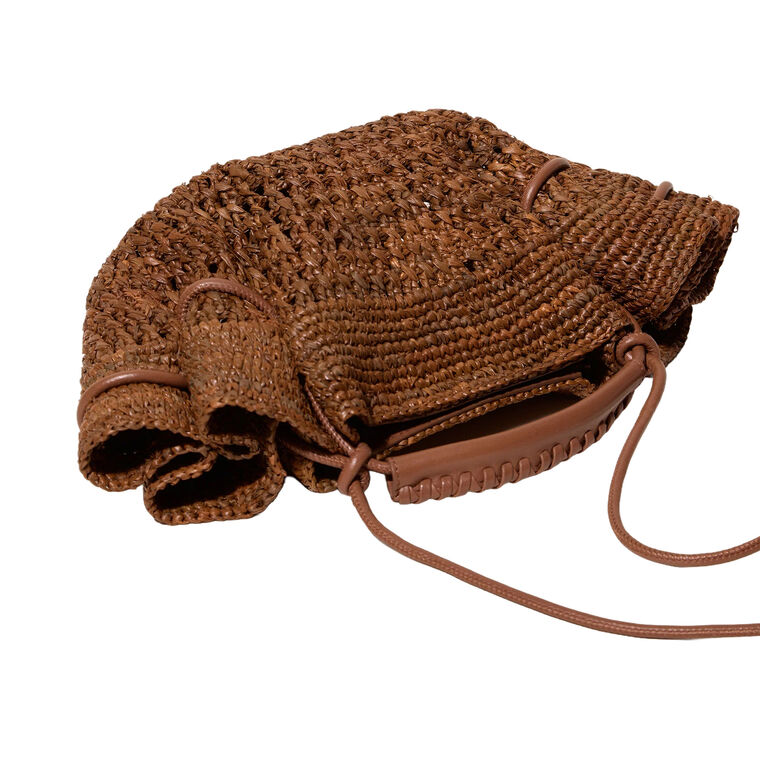 Arta Mini Crochet Raffia Bag image number null