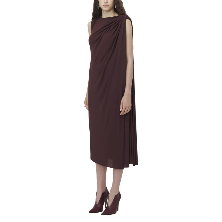 Draped Midi Dress image number null