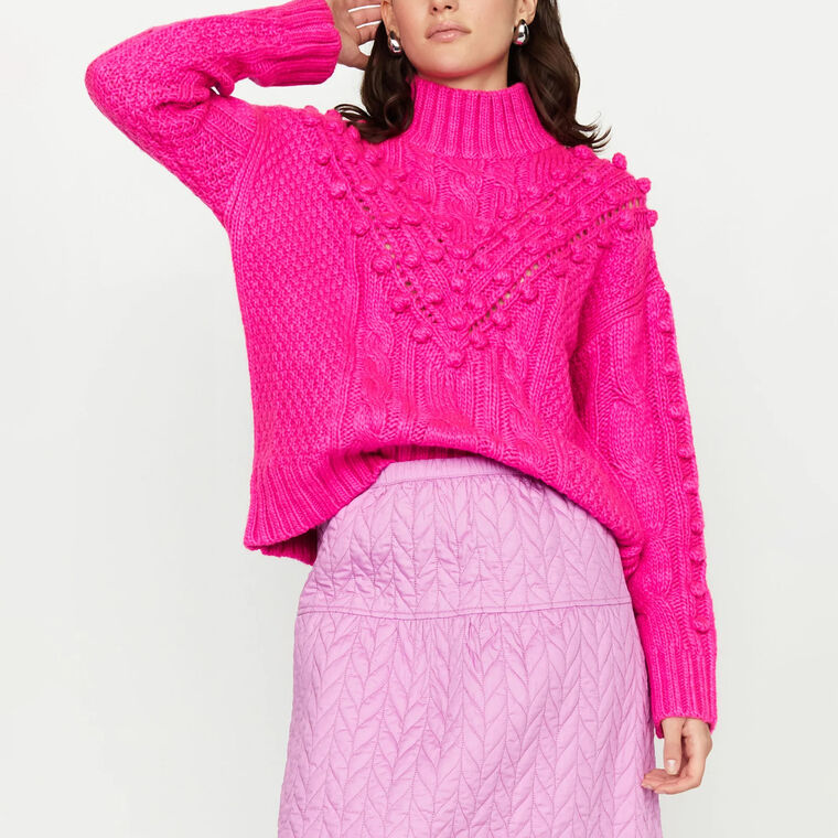 Eris Cable Knit Bauble Sweater image number null