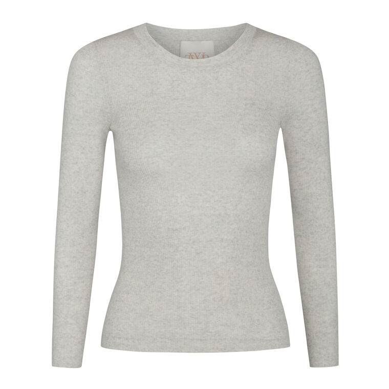 Merino Wool Rib Knit Crewneck image number null