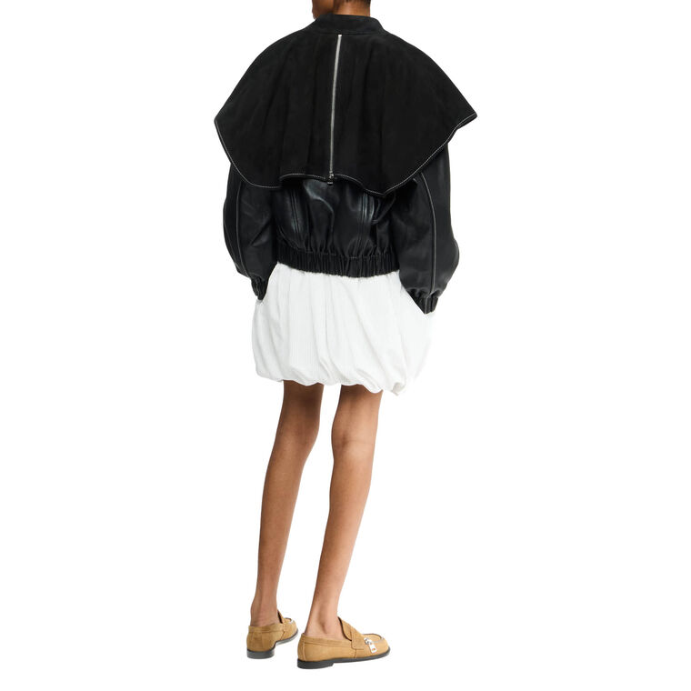 Caped Bomber Jacket image number null