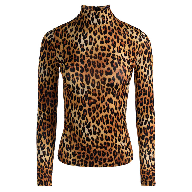 Delaina Long Sleeve Turtleneck Top image number null