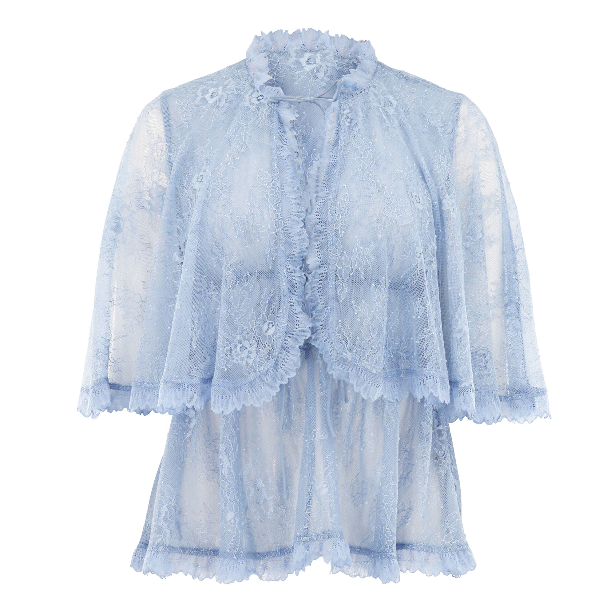Aknvas Leah Lace Short Sleeve Top | Tootsies