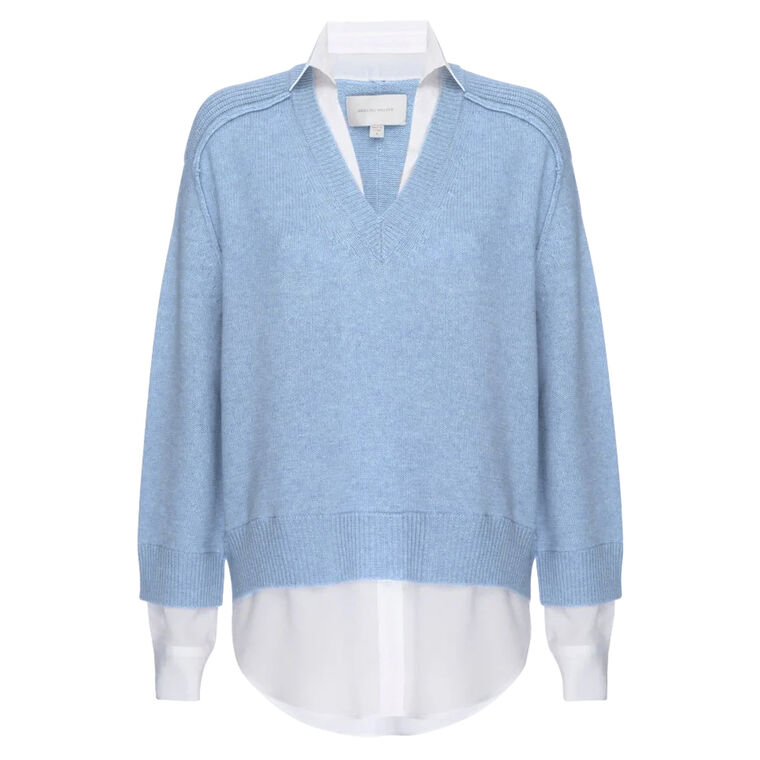 The Looker Layered V-Neck Pullover image number null