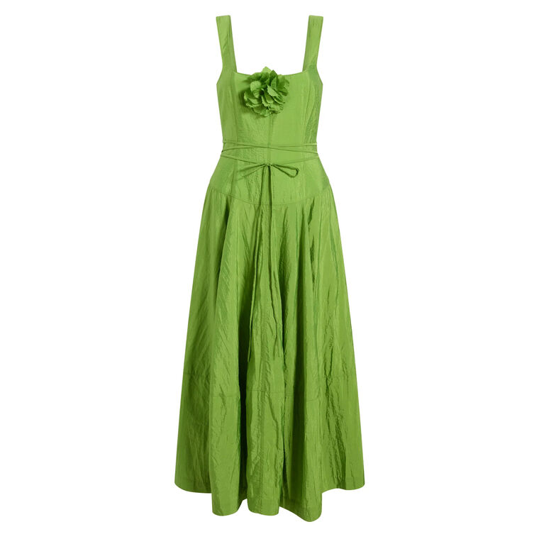 Flower Joisian Sleeveless Midi Dress image number null