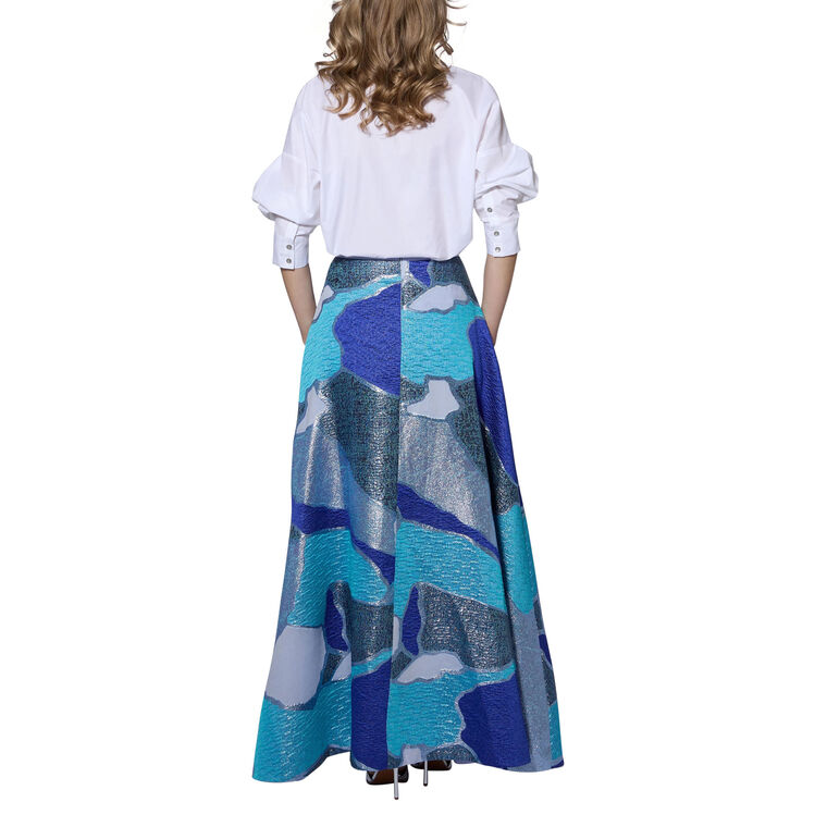 Aquatic Fil Coupe Skirt image number null