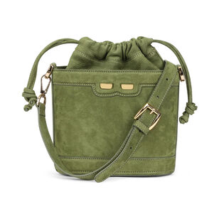 Byrd Bucket Bag In Suede