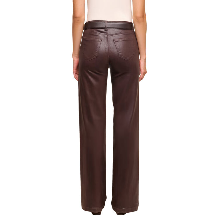Clayton Coated Wide-Leg Jean image number null