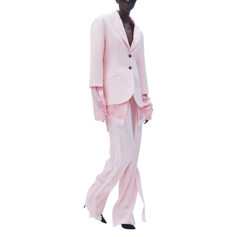 Harry Pants With Lace Tuxedo Stripe image number null