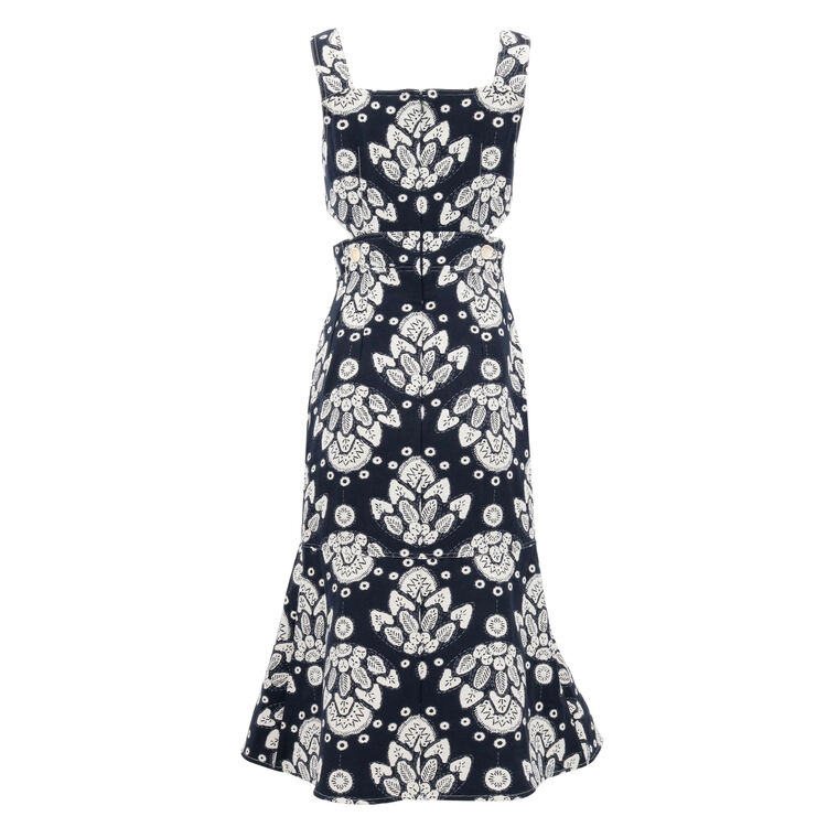 Frenchie Jacquard Dress image number null