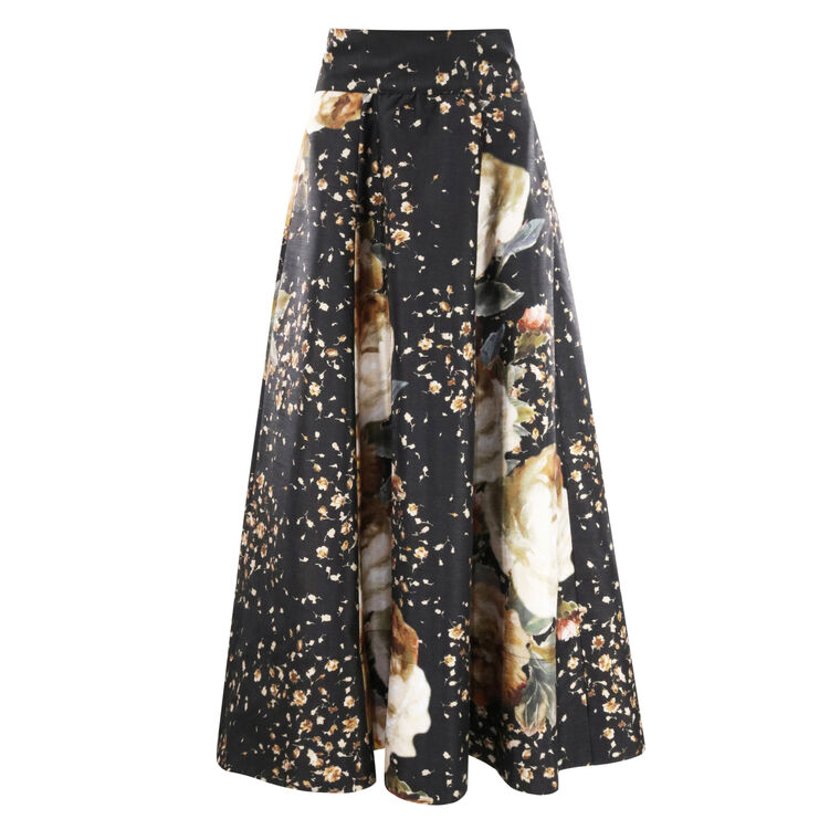 Taffeta Maxi Skirt image number null