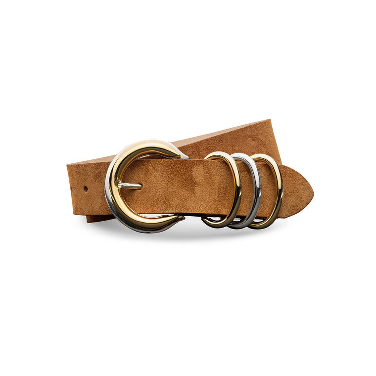 Tobar Suede Leather Belt image number null