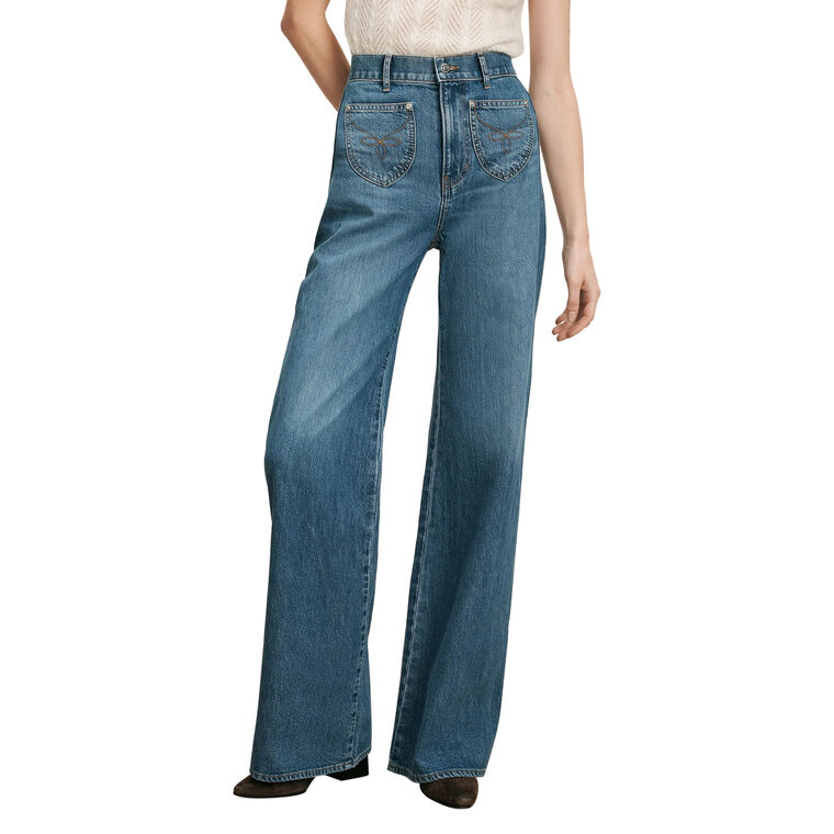 Grant Wide-Leg Jean image number null