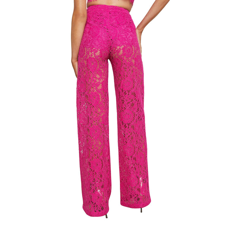 Livvy Straight Leg Lace Trouser image number null
