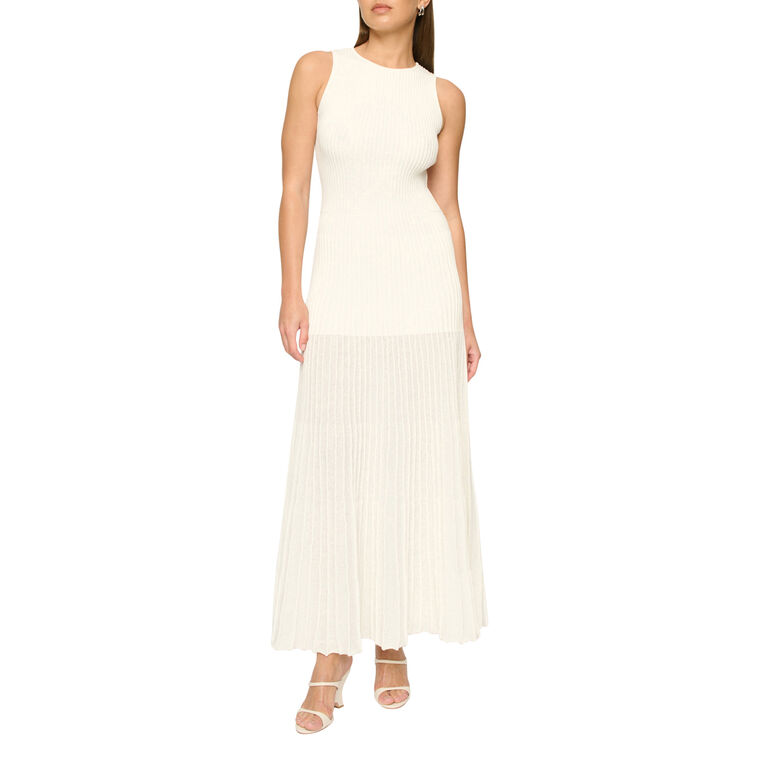 Arabella Sleeveless Knit Midi Dress image number null