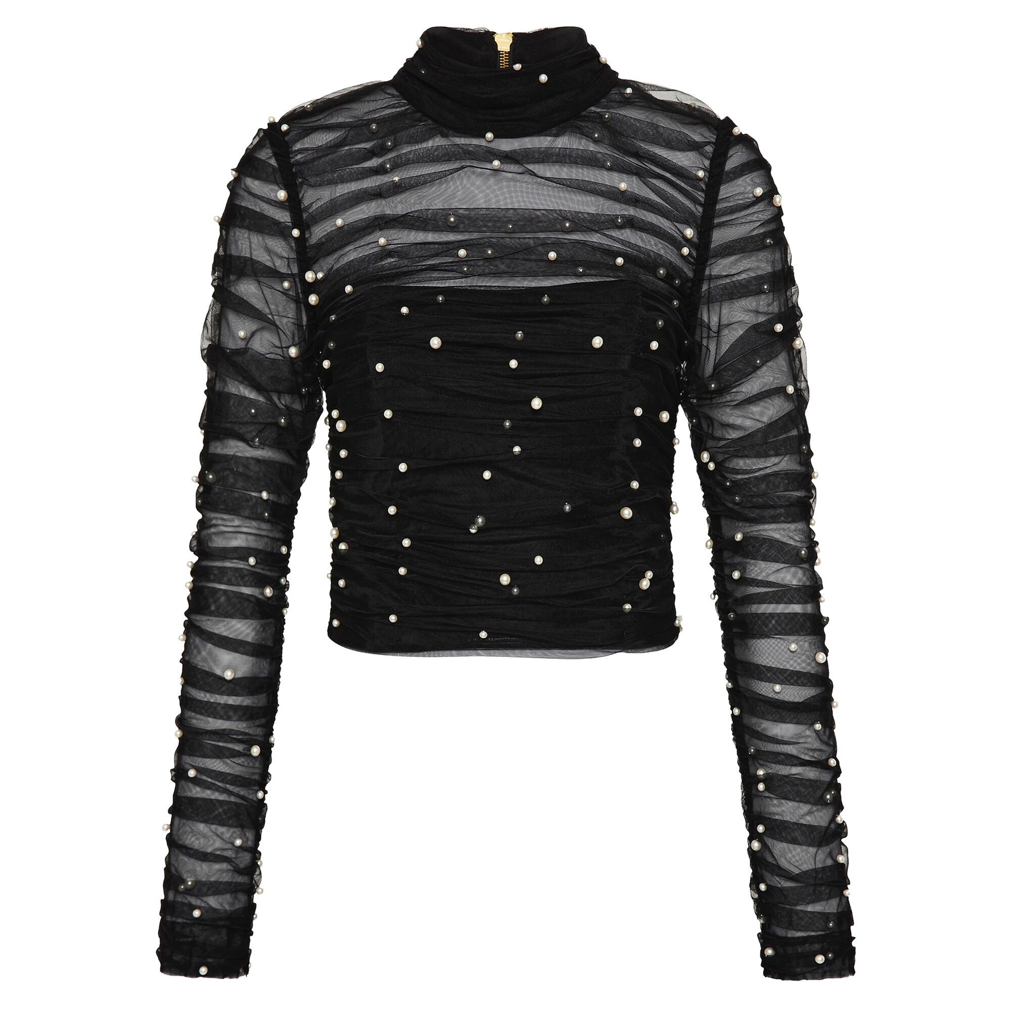 Aje Juniper Long Sleeve Crop Top | Tootsies