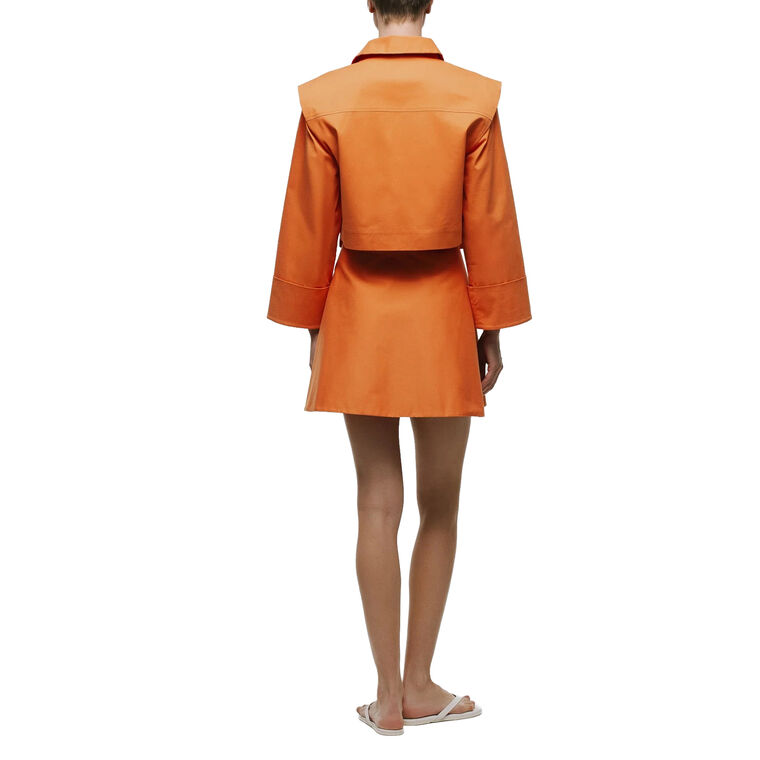 Pliegue Cotton Mini Skirt image number null