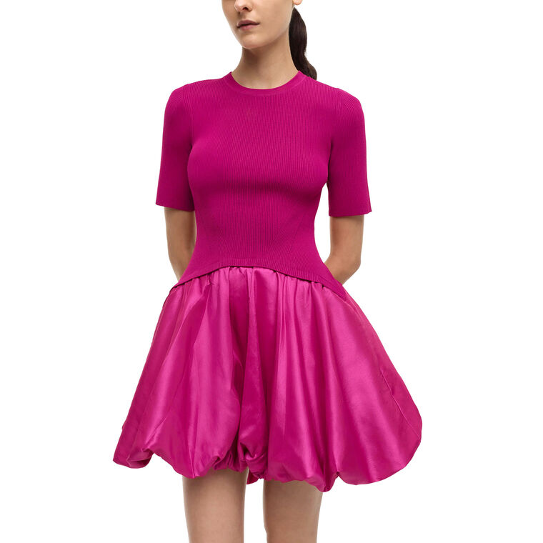 Kenny Short Sleeve Bubble Skirt Dress image number null