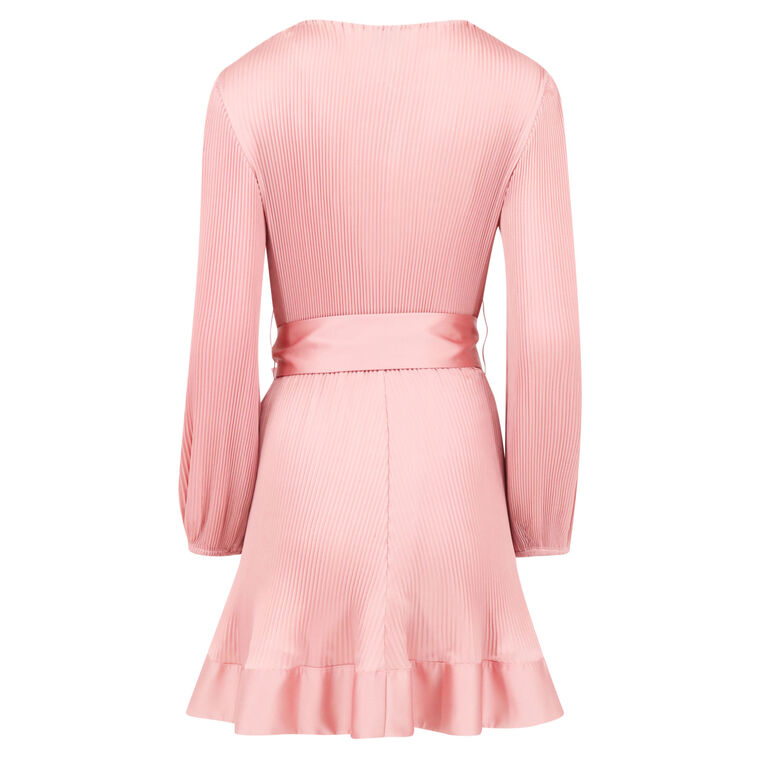 Liv Satin Pleated Dress image number null