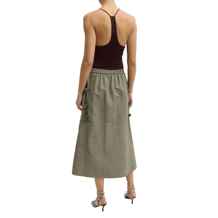 Pull On Midi Skirt image number null