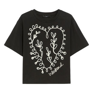 Lecco Organic Cotton Tee With Heart