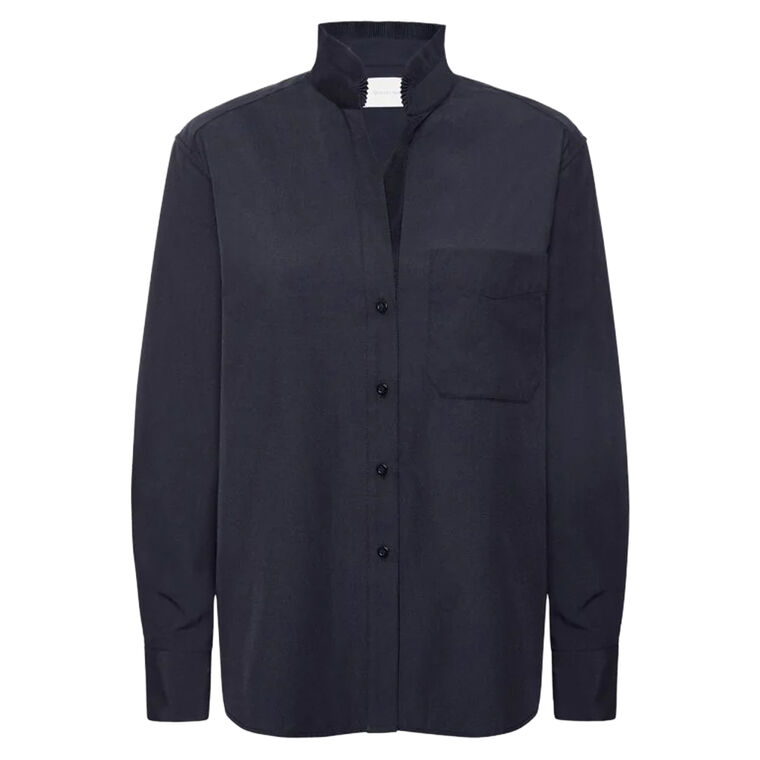 The Easton Long Sleeve Button-Front Shirt image number null