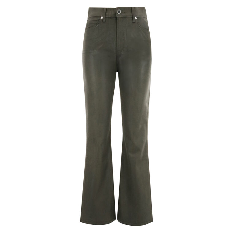 Carson Coated High Rise Ankle Flare Jeans image number null