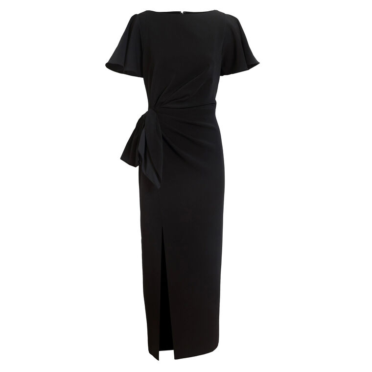Emeline Flutter Sleeve Midi Dress image number null
